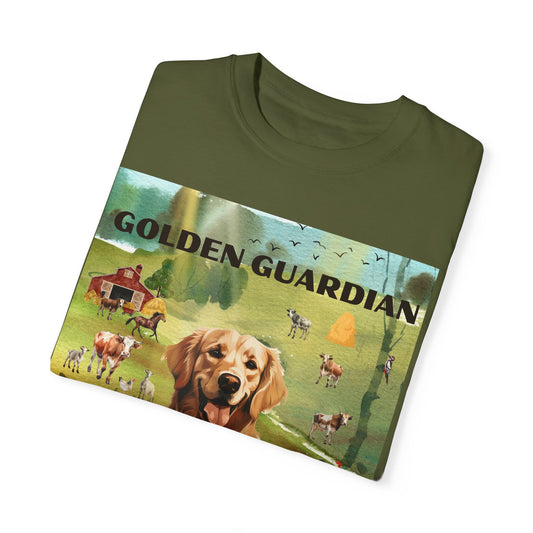 Golden Guardian Unisex Garment-Dyed T-shirt