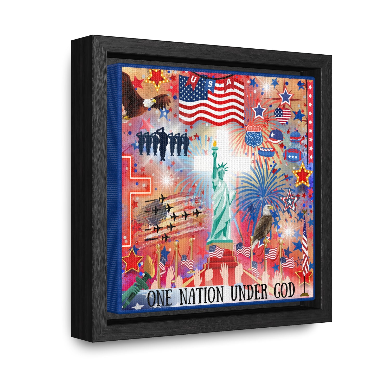 One Nation Under God Canvas Wall Art