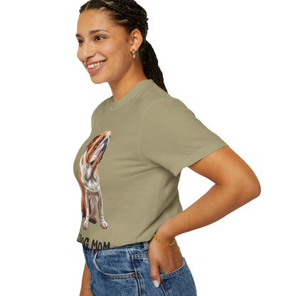 Bulldog Mom Unisex Garment-Dyed T-shirt