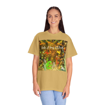 Take A Leap Of Faith Unisex Garment-Dyed T-shirt