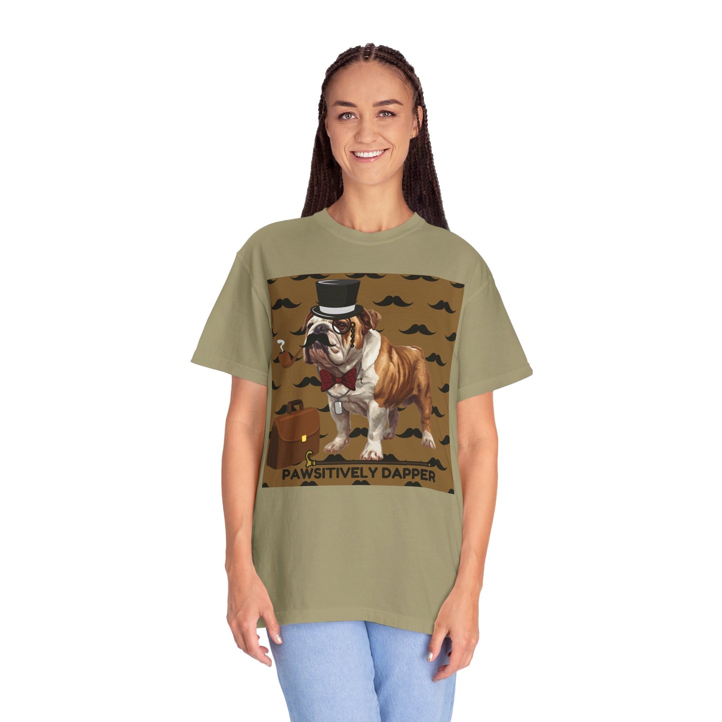 Pawsitively Dapper Unisex Garment-Dyed T-shirt