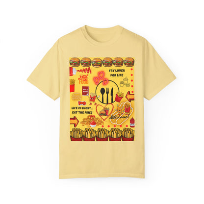 Eat The Fries Unisex Garment-Dyed T-shirt