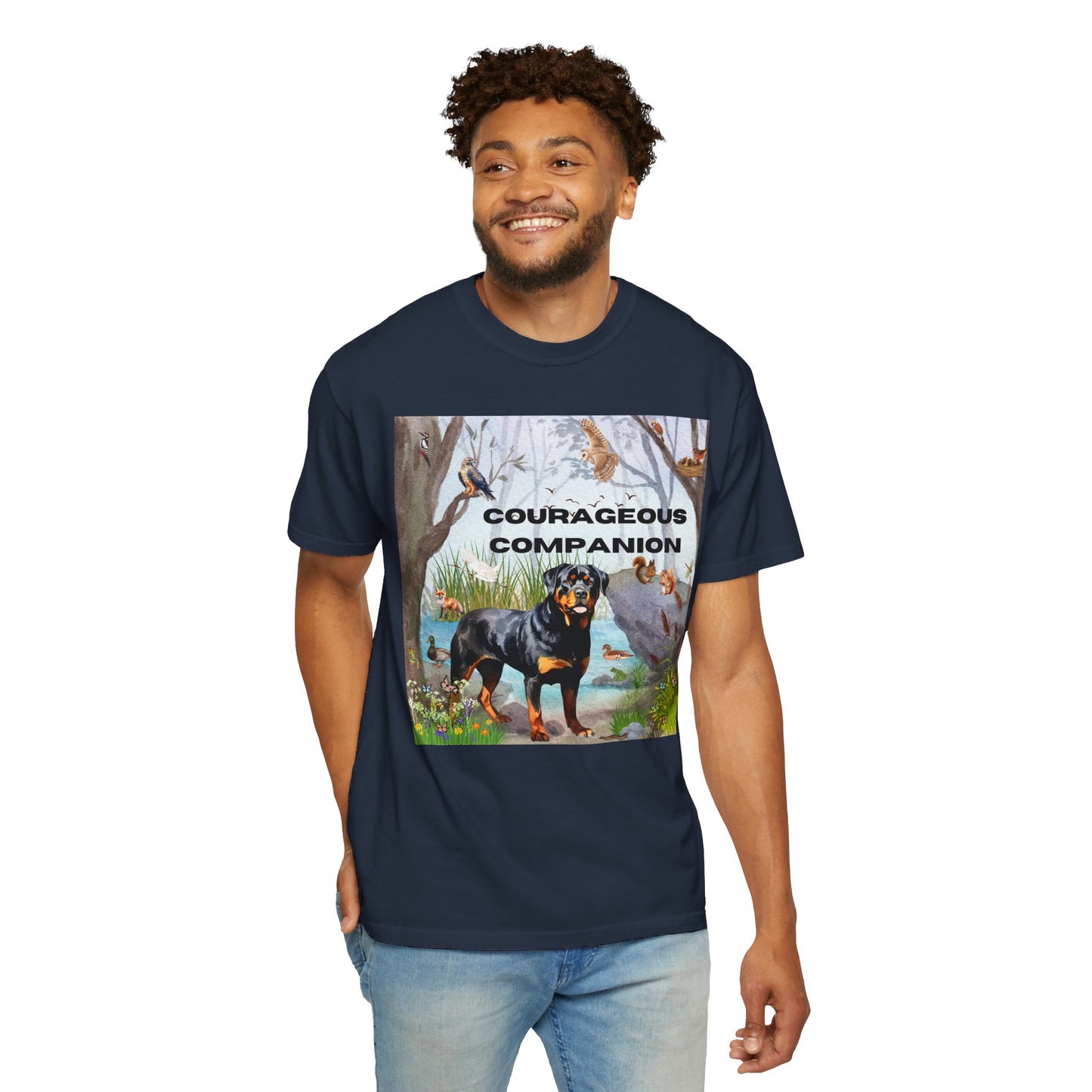 Courageous Companion Unisex Garment-Dyed T-shirt