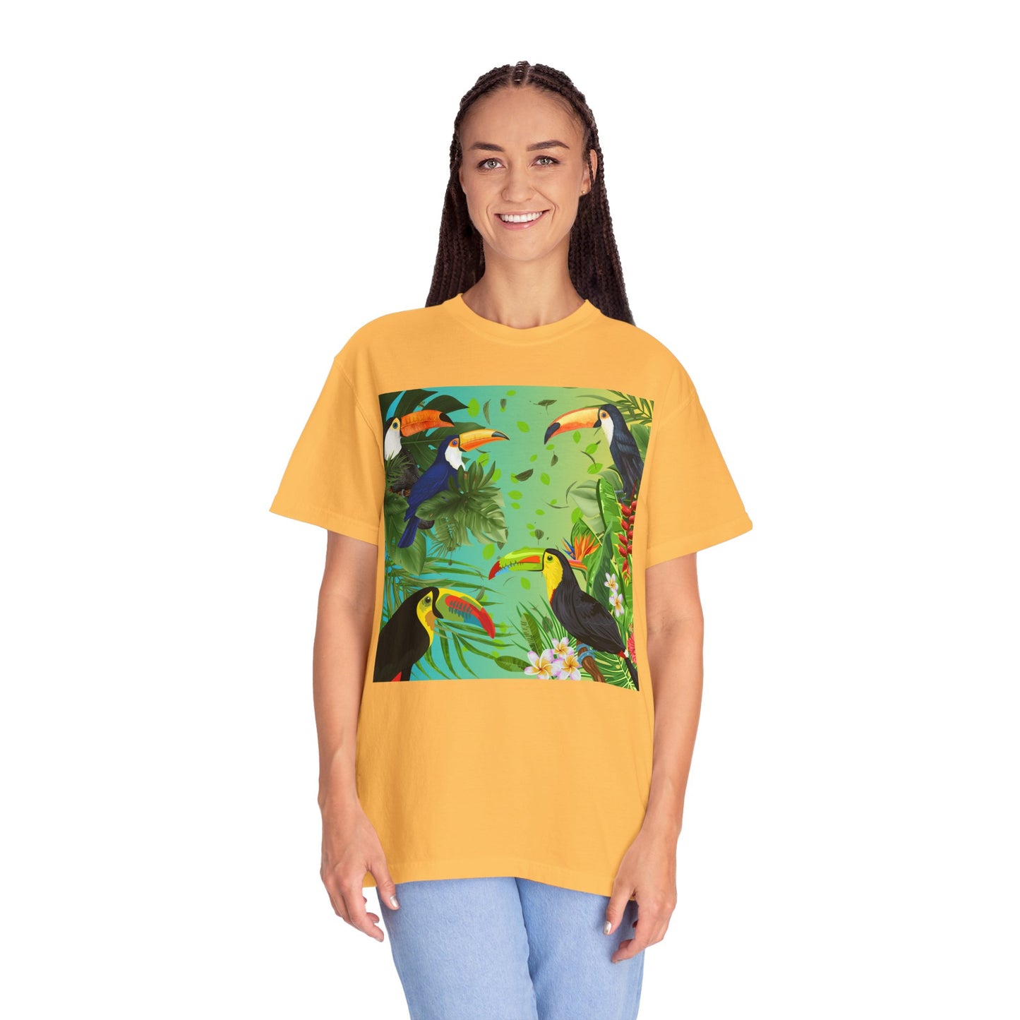 Toucans Unisex Garment-Dyed T-shirt