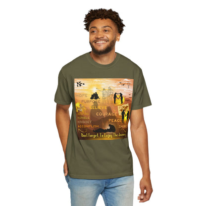 Enjoy The Journey Unisex Garment-Dyed T-shirt