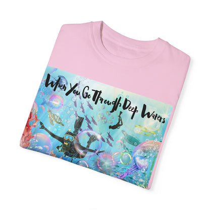 I Will Be With You Unisex Garment-Dyed T-shirt