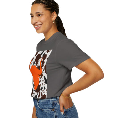 Cow 3 Unisex Garment-Dyed T-shirt