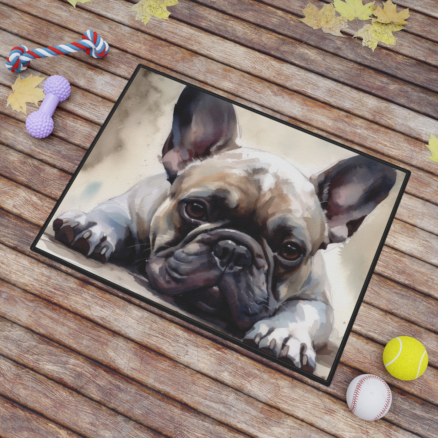 Sweet Frenchie Pet Mat (18" x 24")