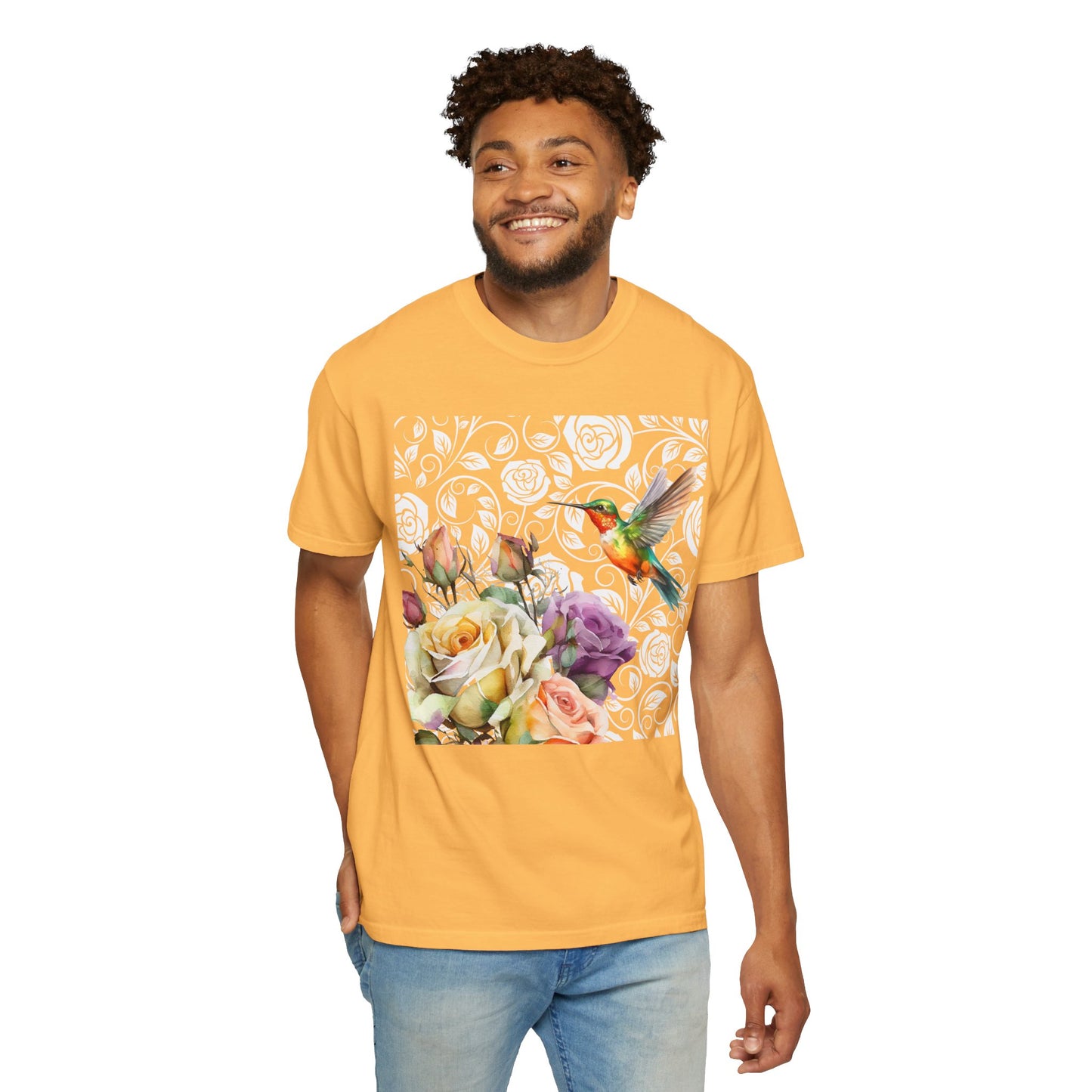 Hummingbird 2 Unisex Garment-Dyed T-shirt