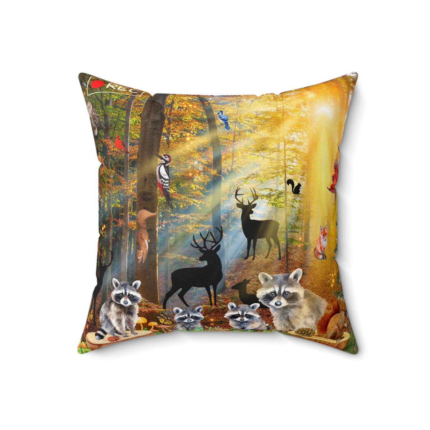 Take A Hike Spun Polyester Square Pillow