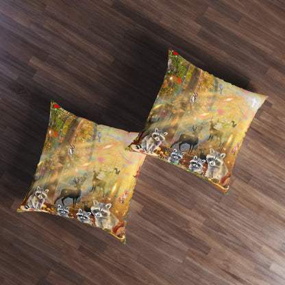 Take A Hike Tufted Floor Pillow