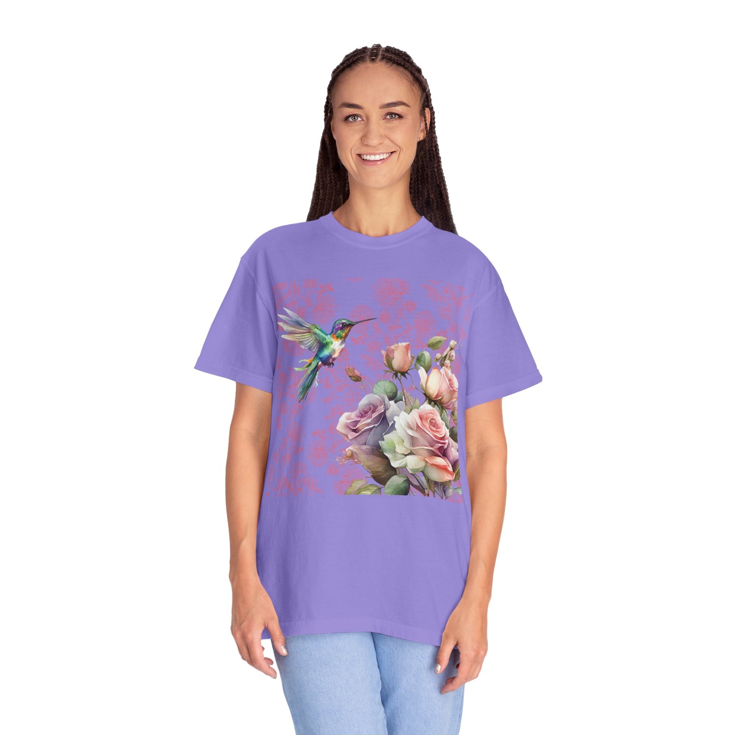 Hummingbird 1 Unisex Garment-Dyed T-shirt