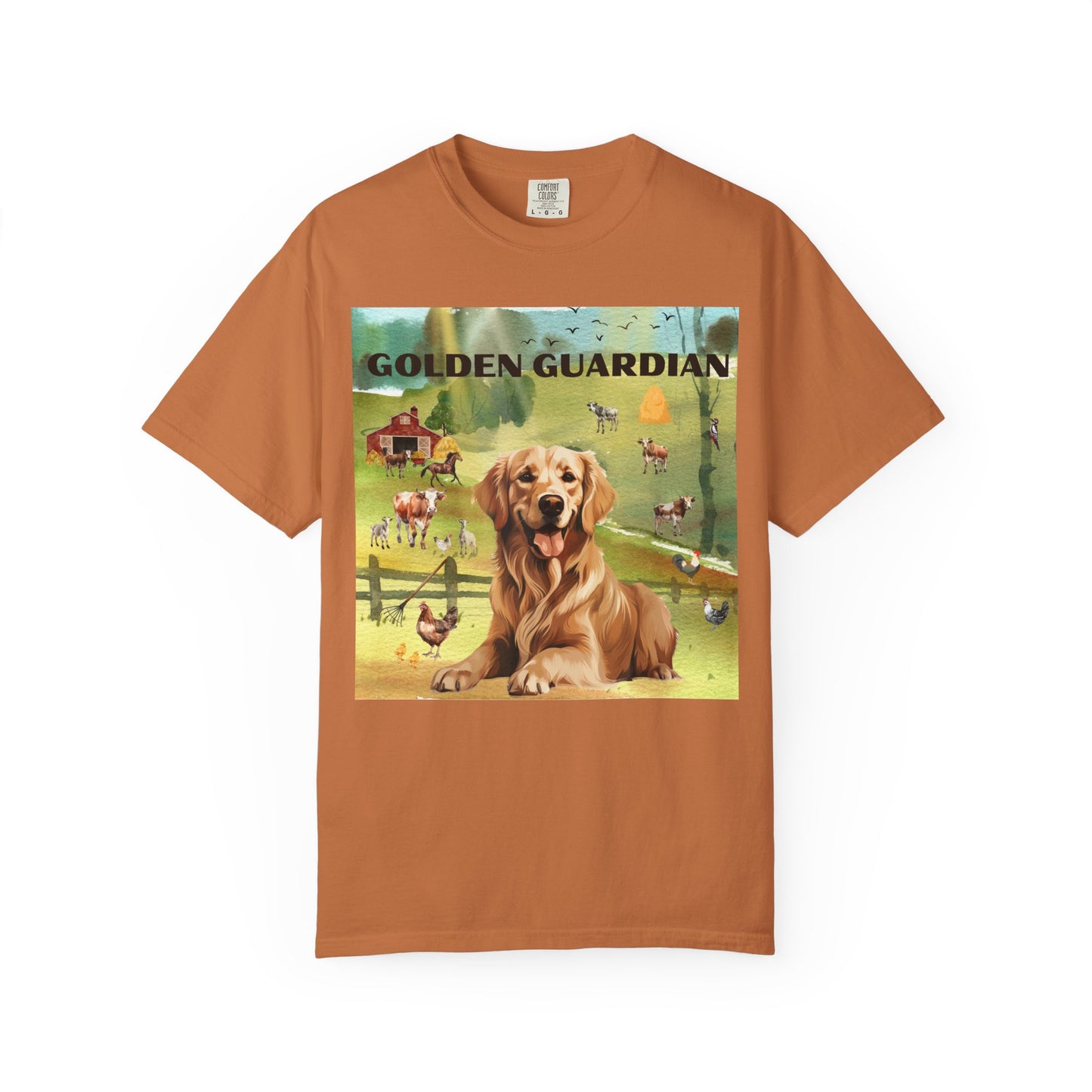 Golden Guardian Unisex Garment-Dyed T-shirt
