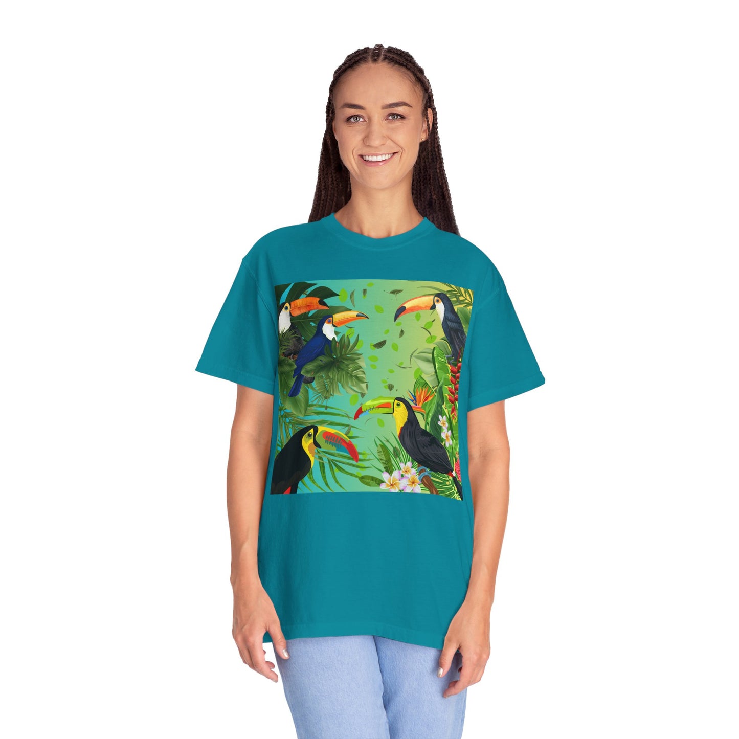 Toucans Unisex Garment-Dyed T-shirt