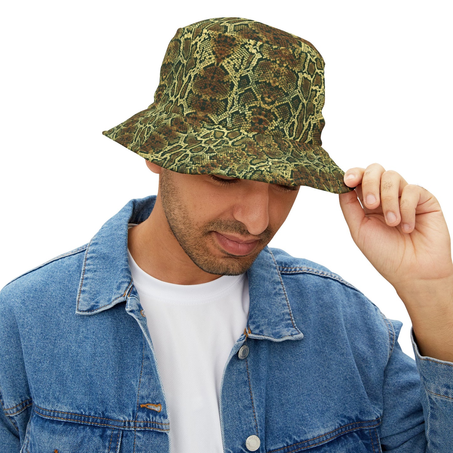 Bucket Hat (AOP) Python Green