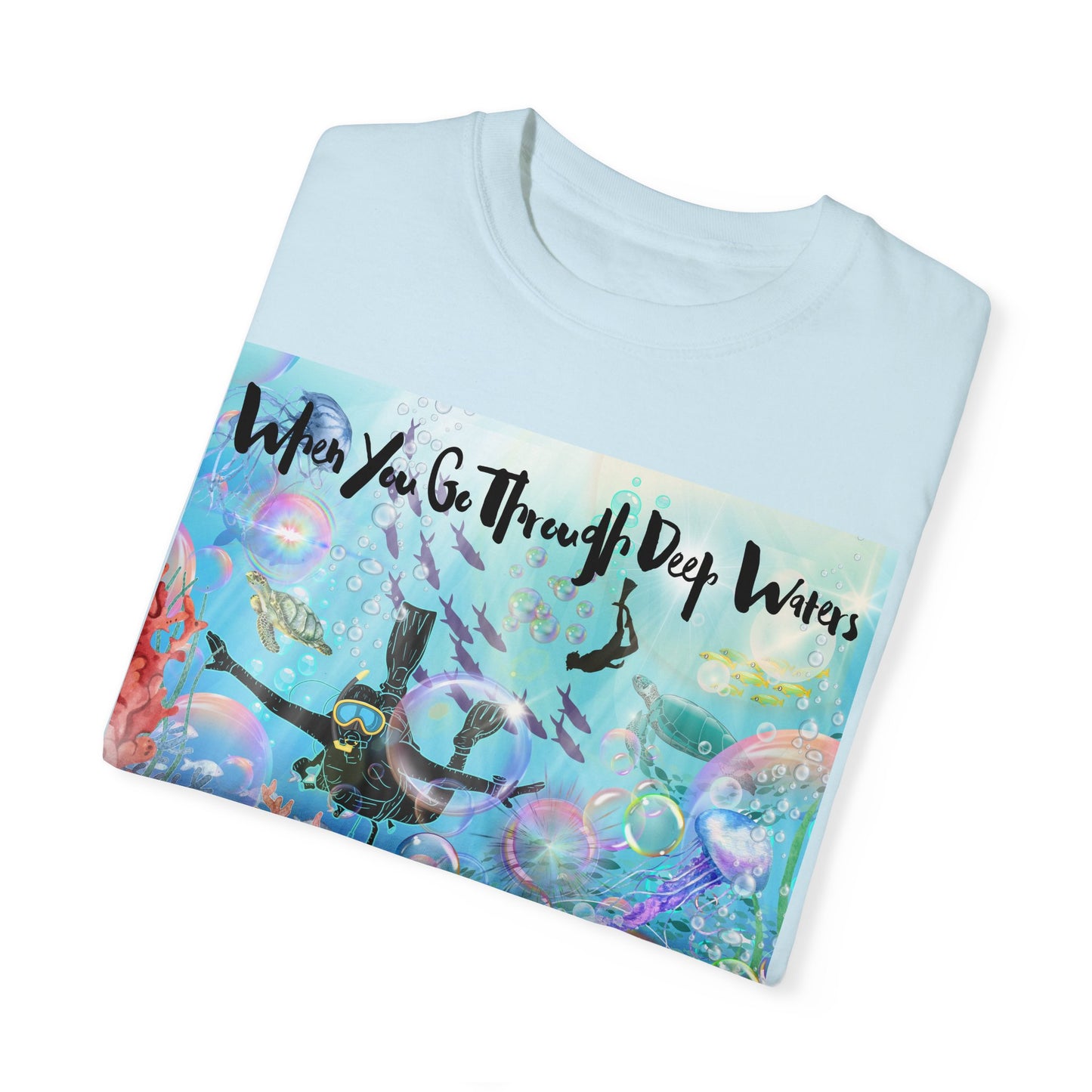 I Will Be With You Unisex Garment-Dyed T-shirt