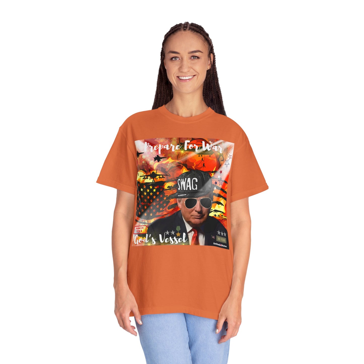 God's Vessel Unisex Garment-Dyed T-shirt