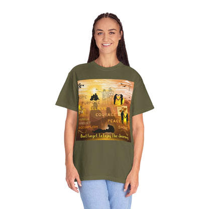 Enjoy The Journey Unisex Garment-Dyed T-shirt