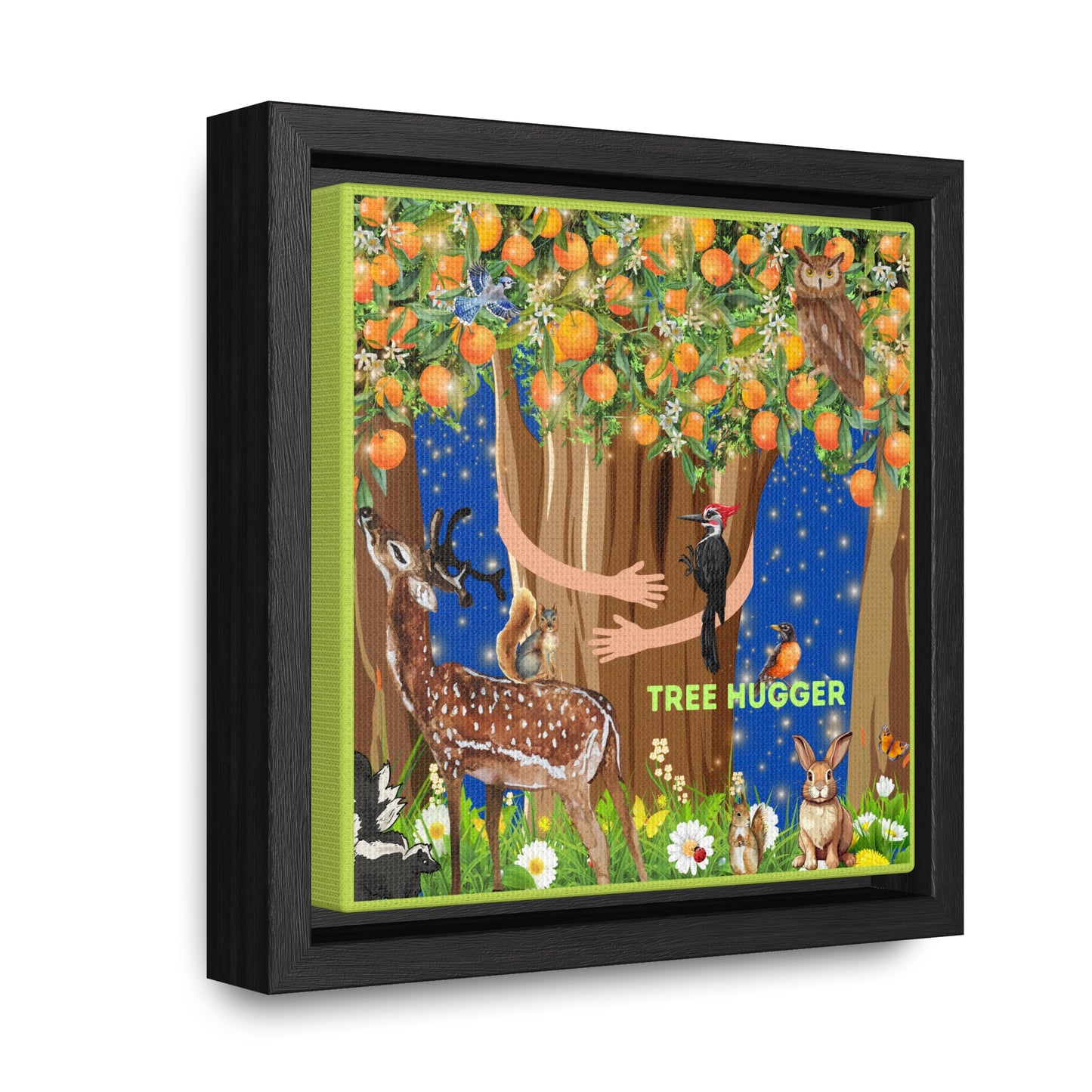 Tree Hugger Canvas Wall Art