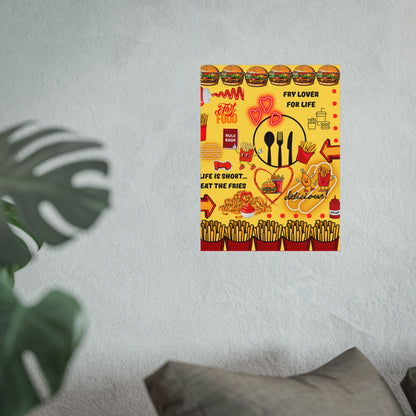 Eat The Fries Fine Art Poster
