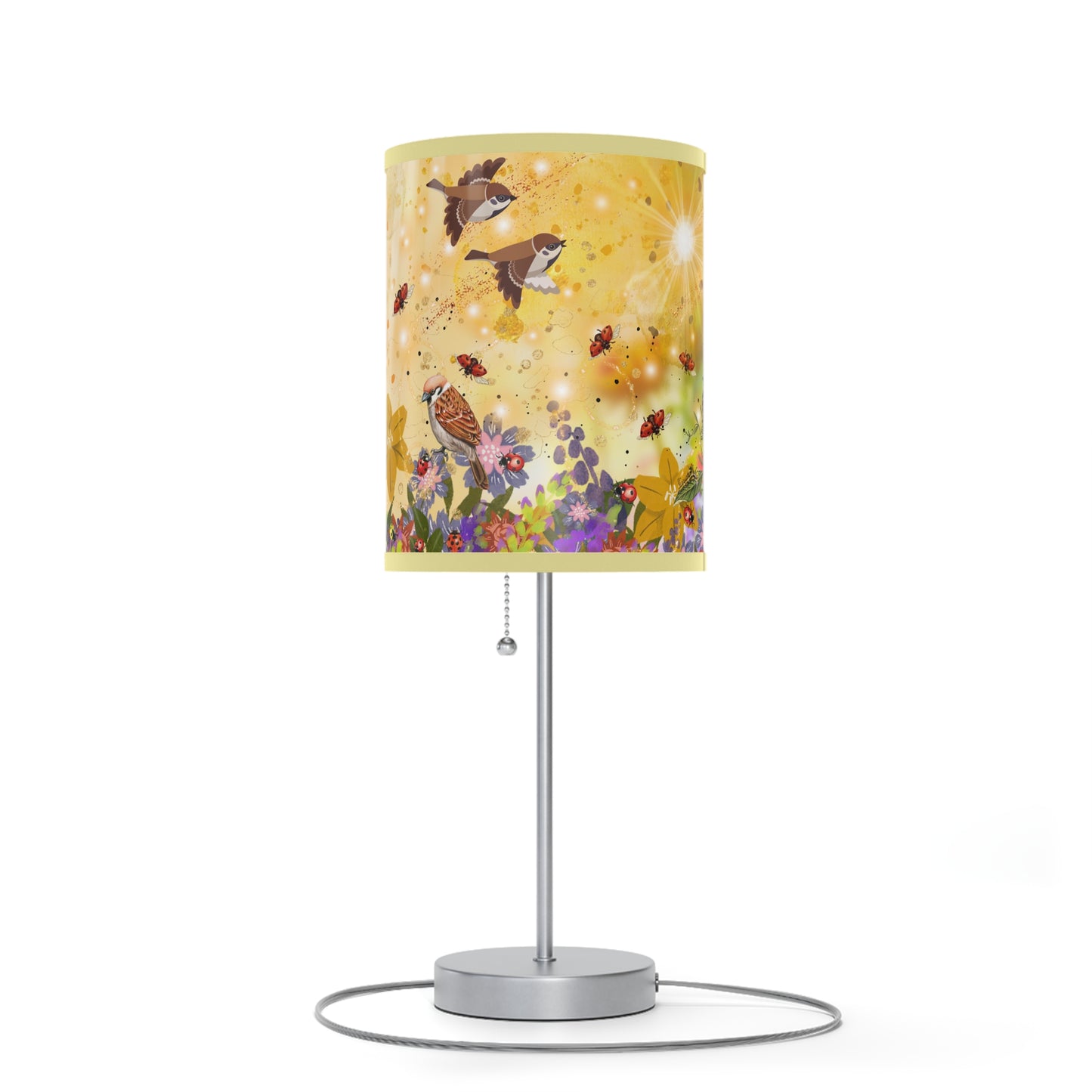 Ladybug Garden Lamp on a Stand, US|CA plug