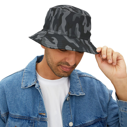 Bucket Hat (AOP) Camo Grey