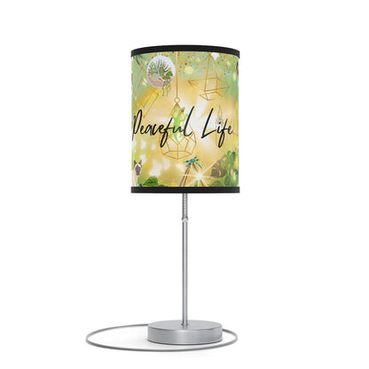 Peaceful Life Lamp on a Stand, US|CA plug