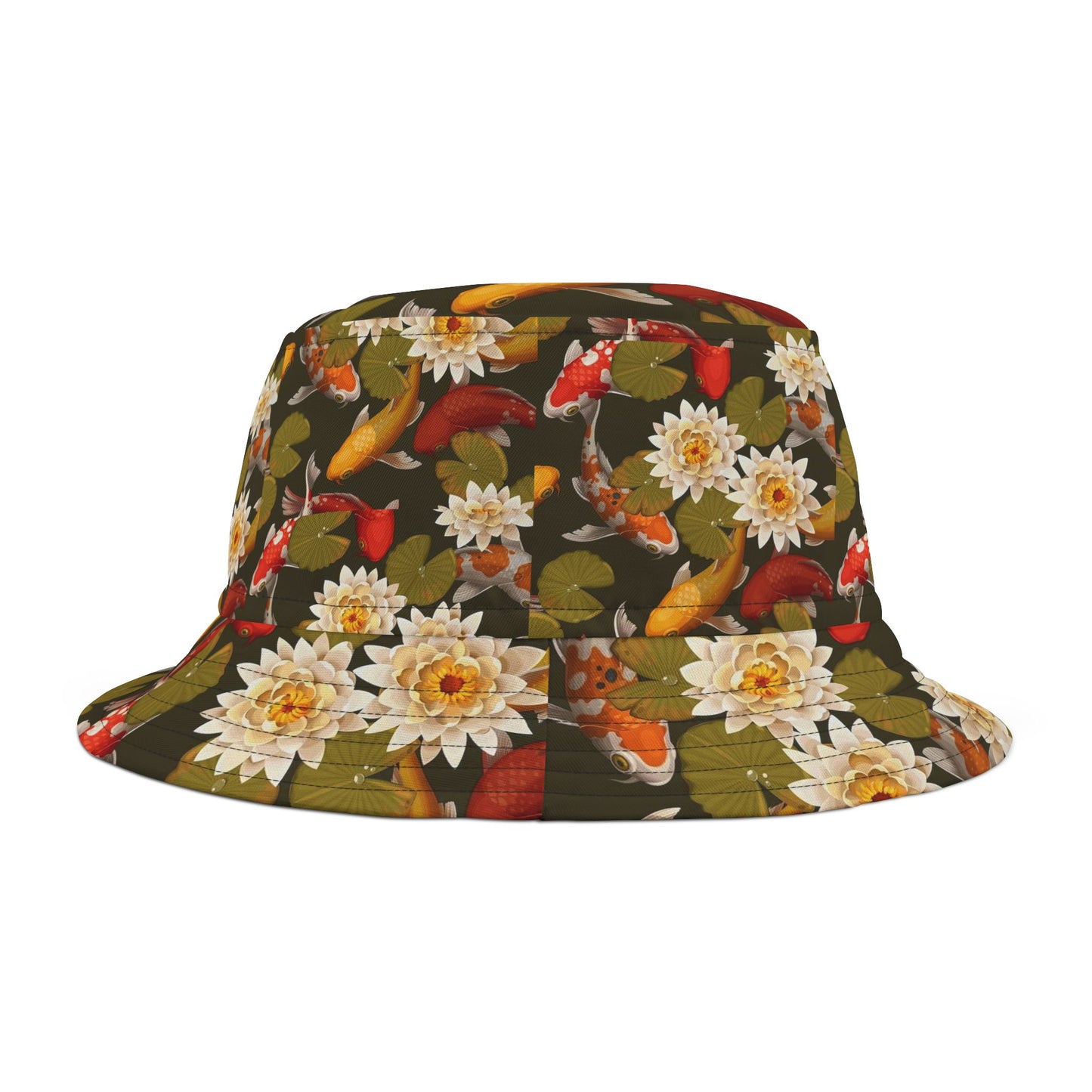 Bucket Hat Koi Lotus