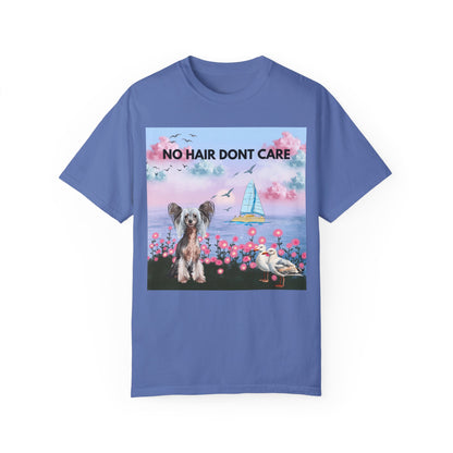 No Hair Don't Care Unisex Garment-Dyed T-shirt