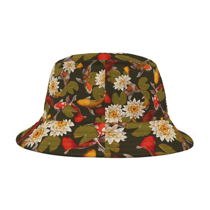 Bucket Hat Koi Lotus