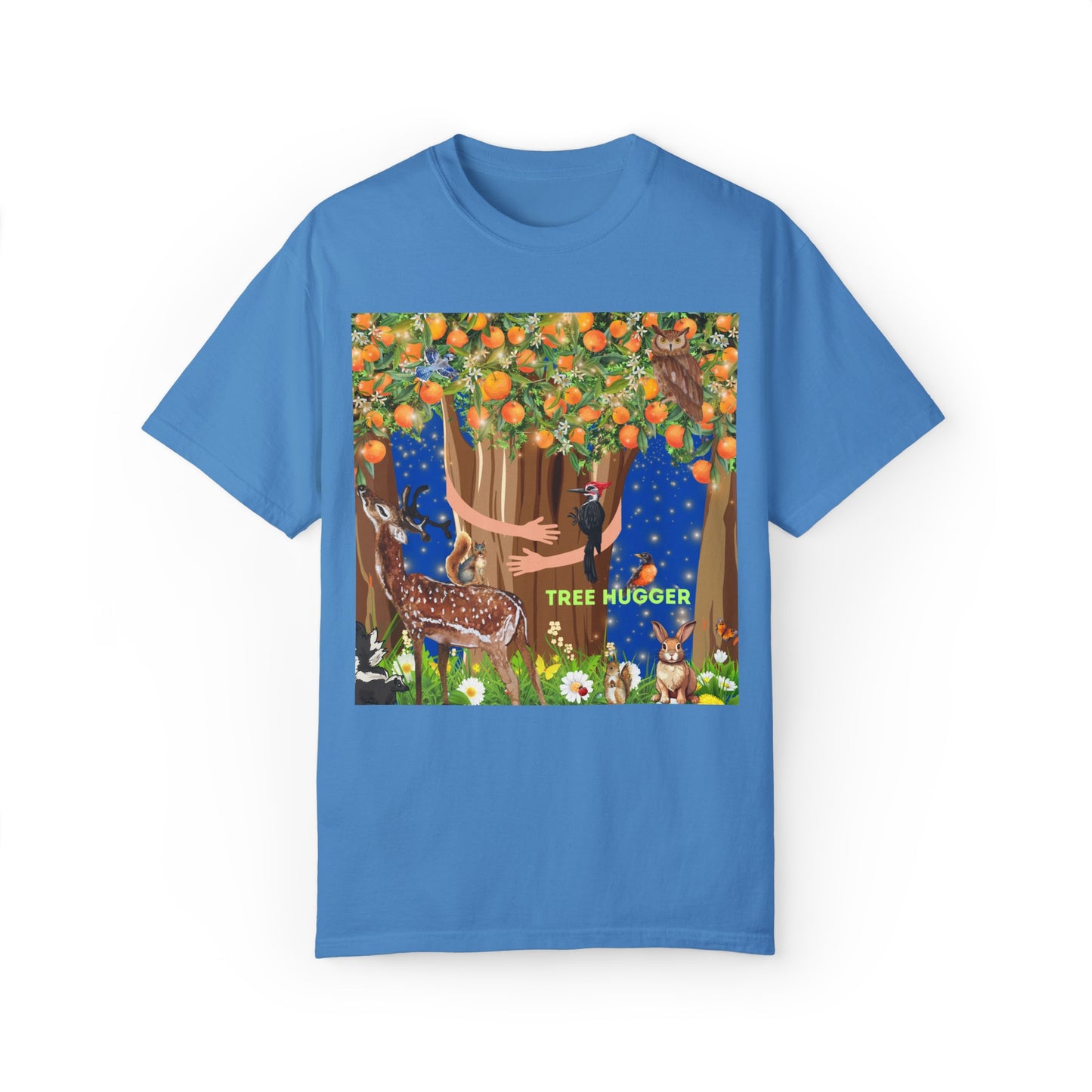 Tree Hugger Unisex Garment-Dyed T-shirt