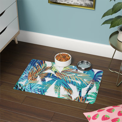 Pet Food Mat (12x18) Tropical