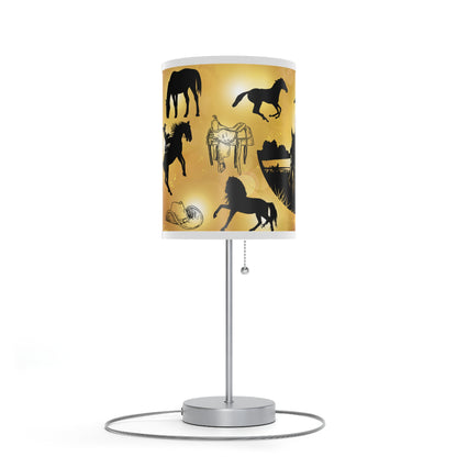 Cowgirl Country Lamp on a Stand, US|CA plug