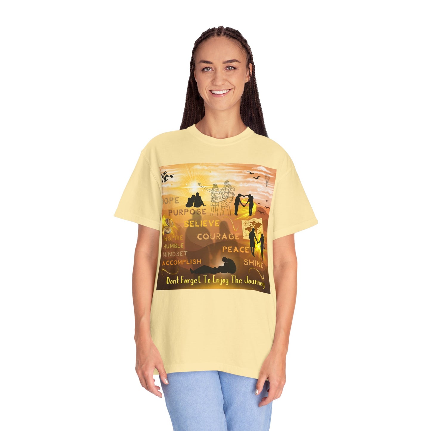 Enjoy The Journey Unisex Garment-Dyed T-shirt