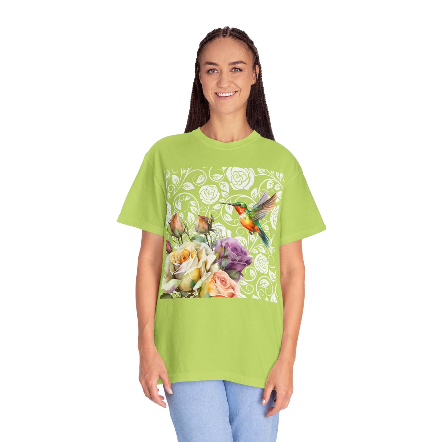 Hummingbird 2 Unisex Garment-Dyed T-shirt