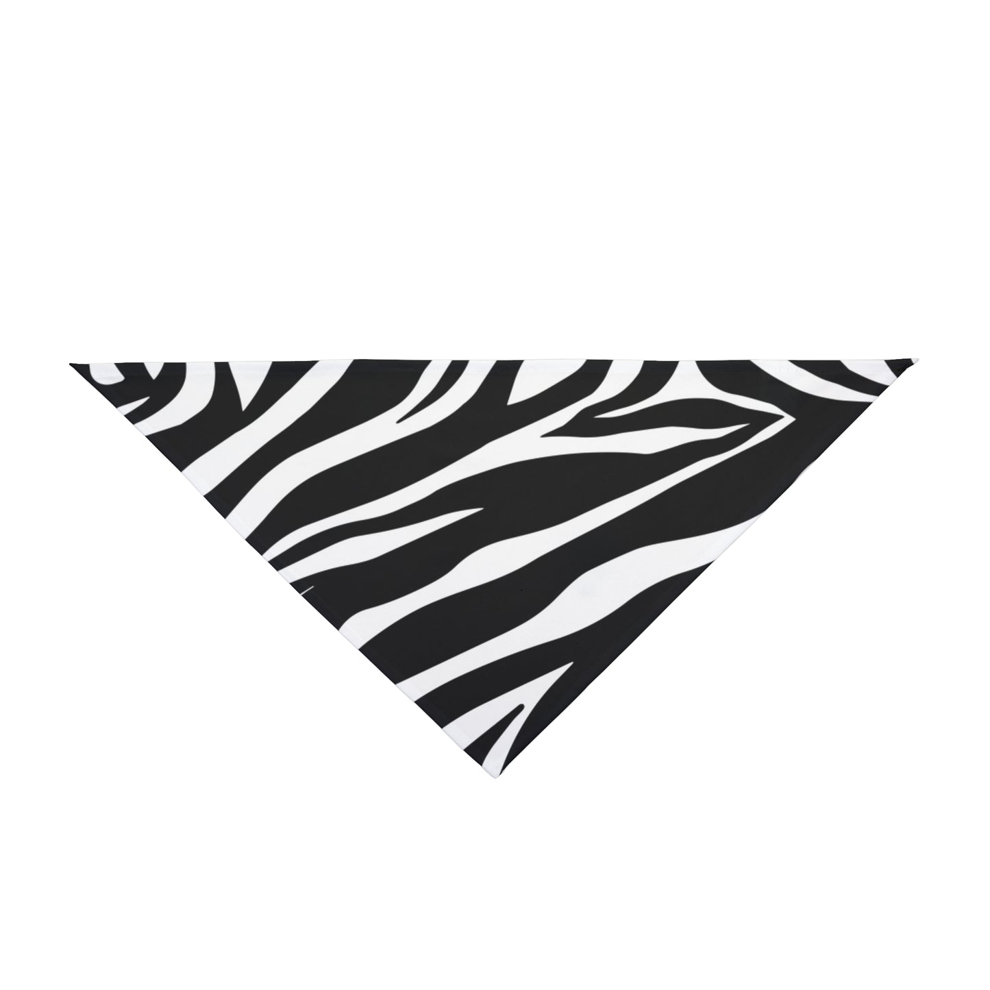 Pet Bandana Zebra Black