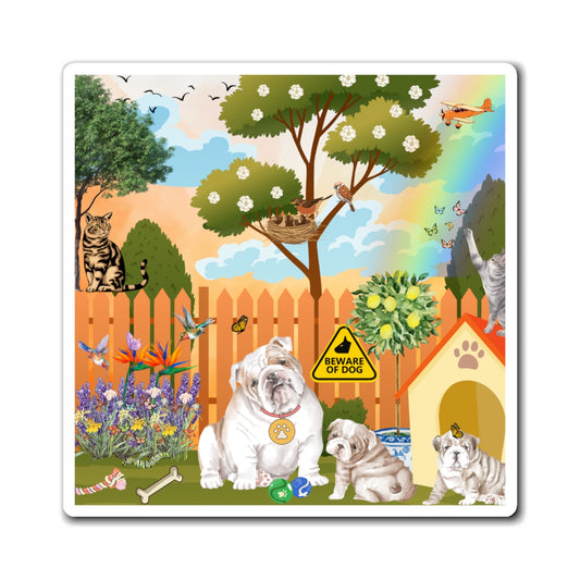 Backyard Bulldogs Magnets