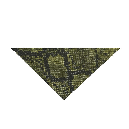 Pet Bandana Python Green