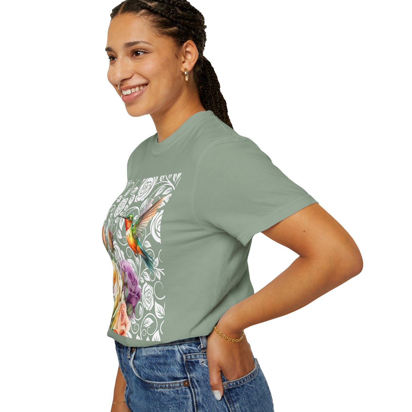 Hummingbird 2 Unisex Garment-Dyed T-shirt
