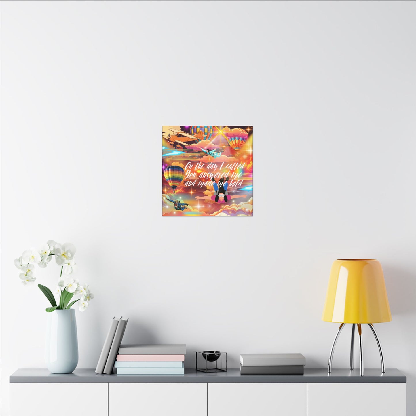 You Answered Me - Inspirational Canvas Wall Art