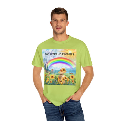 God Keeps His Promises Unisex Garment-Dyed T-shirt