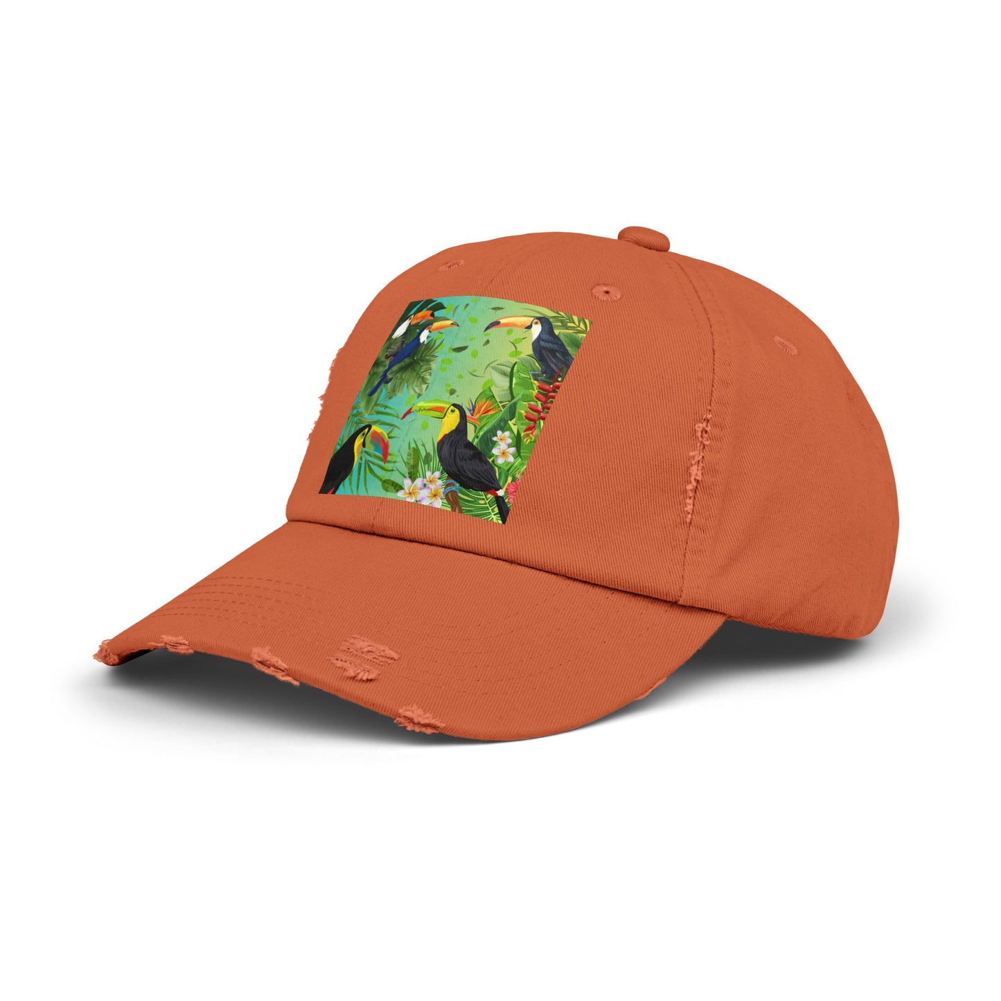 Toucans Unisex Distressed Cap