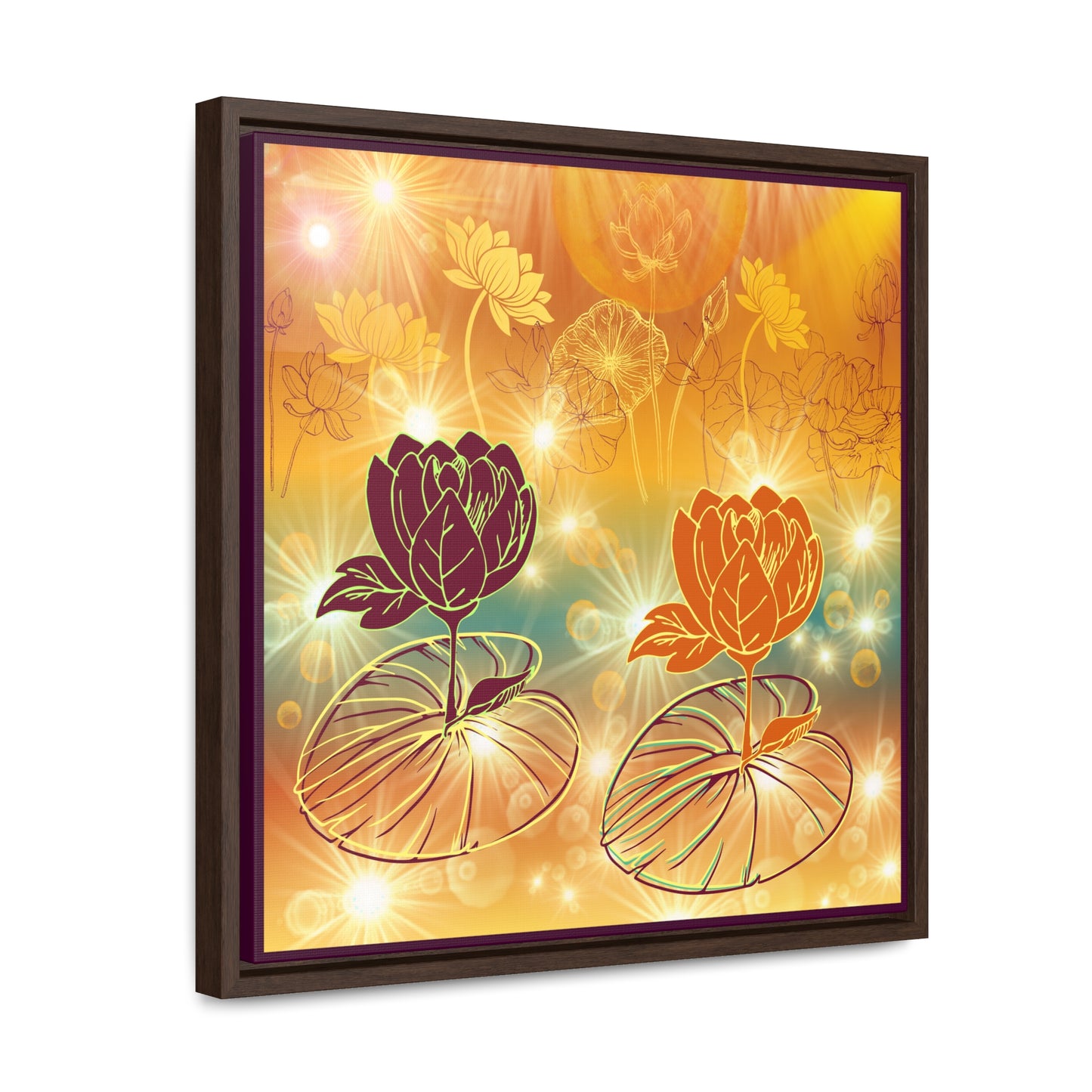 Reflections Gallery Canvas Wraps, Square Frame