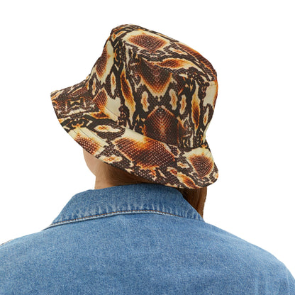 Bucket Hat (AOP) Python Brown