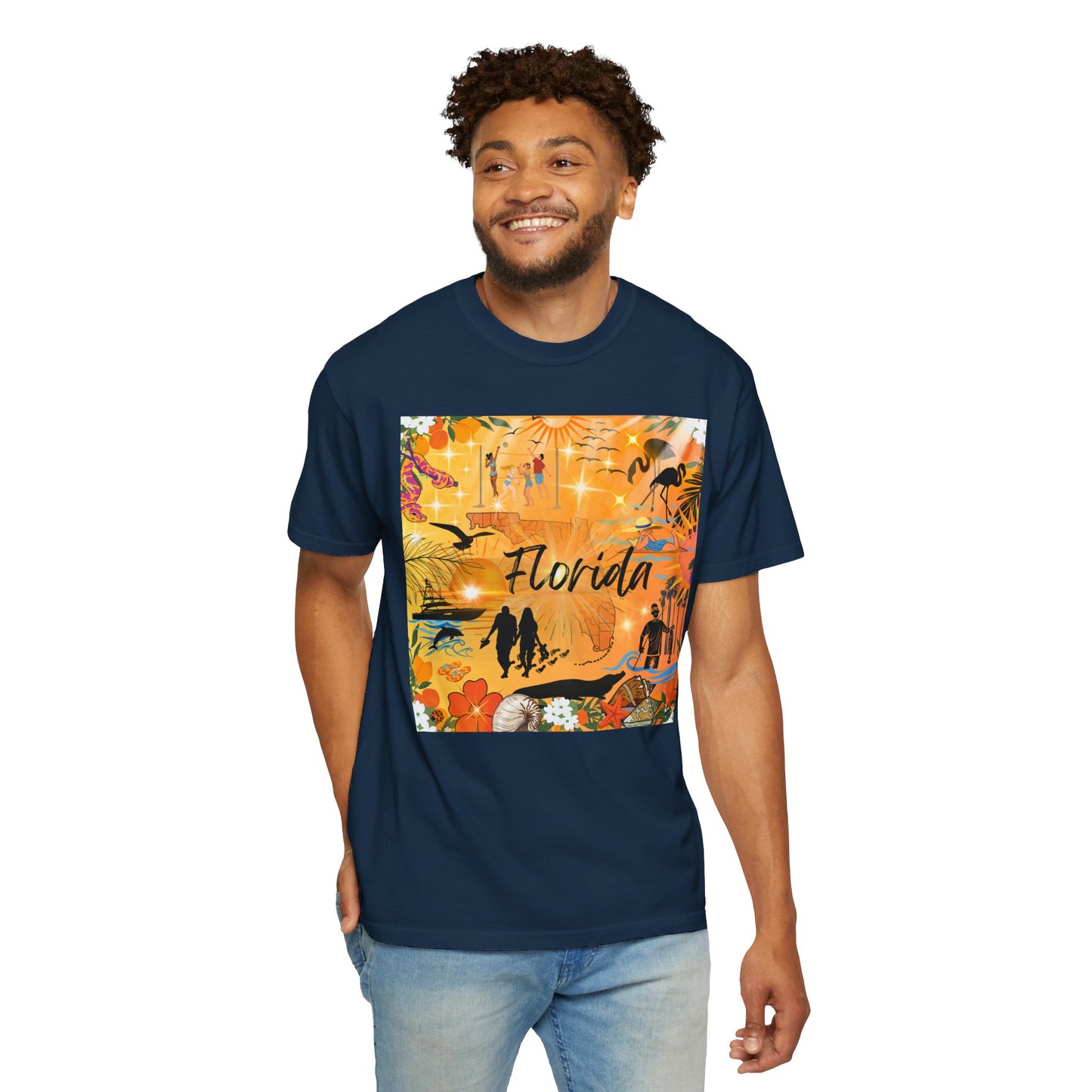 Florida Unisex Garment-Dyed T-shirt