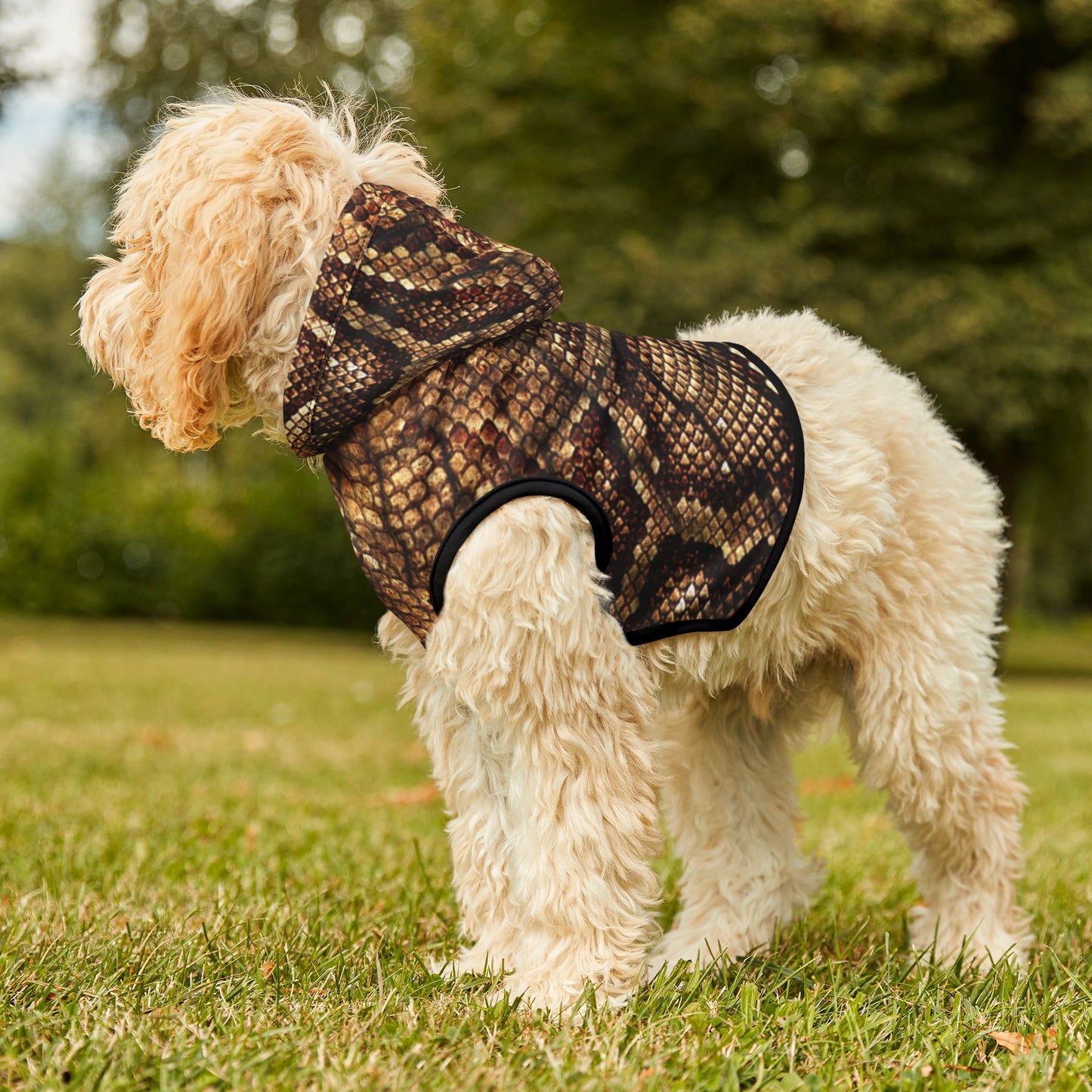 Pet Hoodie Python Brown