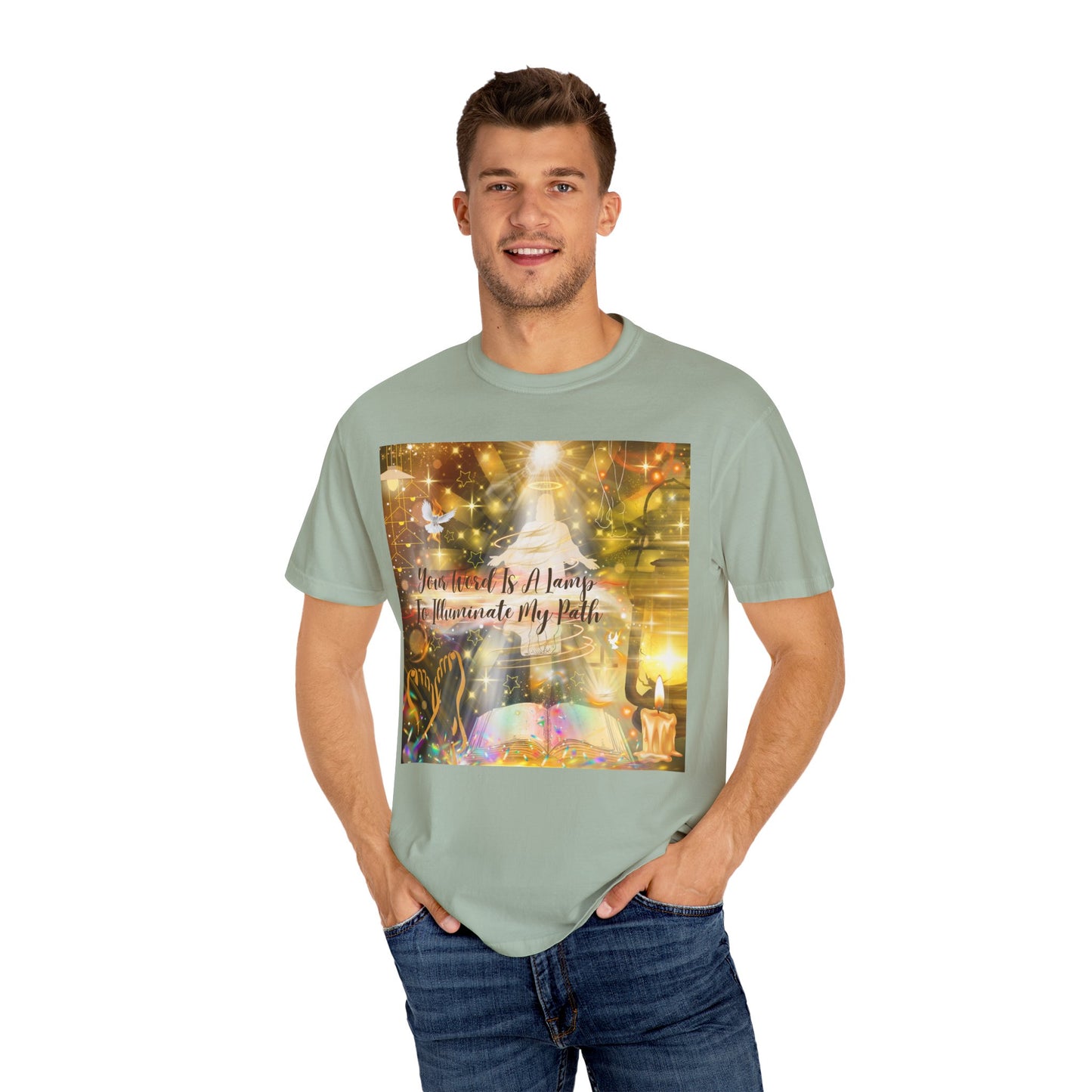 Your Word Unisex Garment-Dyed T-shirt