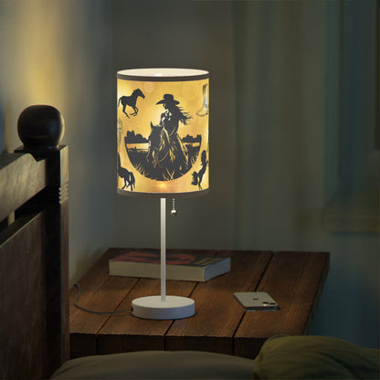 Cowgirl Country Lamp on a Stand, US|CA plug