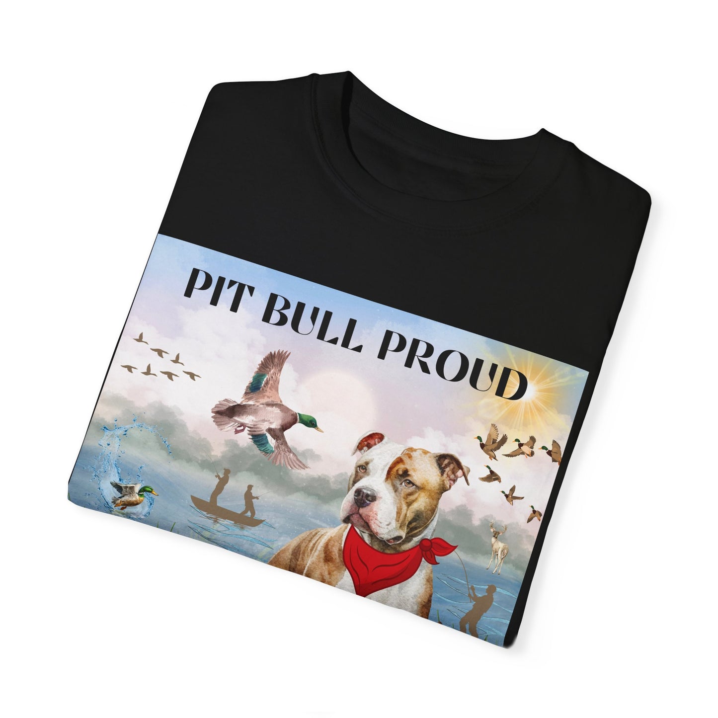 Pit Bull Proud Unisex Garment-Dyed T-shirt