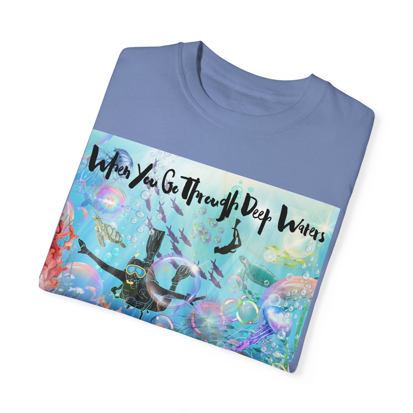 I Will Be With You Unisex Garment-Dyed T-shirt